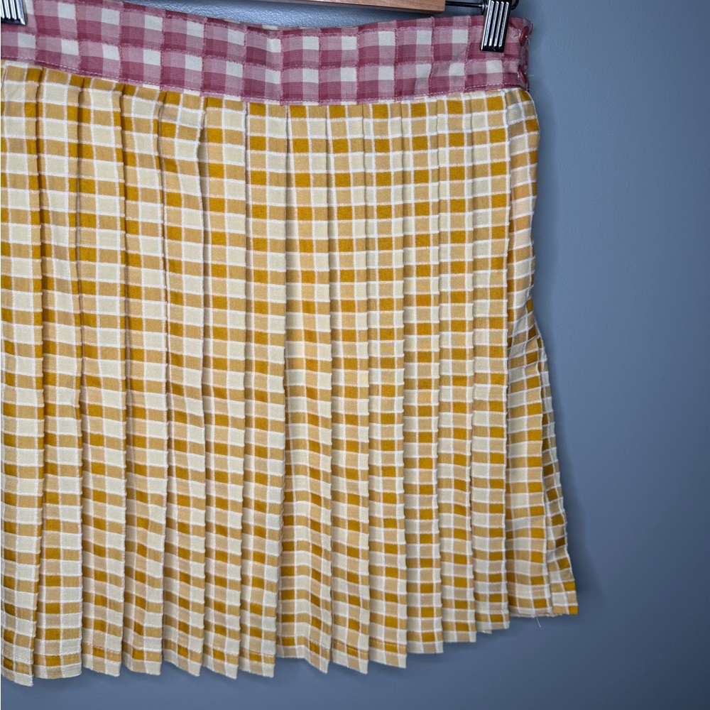 NWT Lisa Says Gah! Meg Plaid Pleated Mini Skirt - Picture 5 of 12